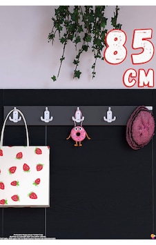 Arı 15 Kancalı Genç Odası Askısı 3'lü Set 71,4x9,6 Cm - Şık Tasarım, Çok Amaçlı Düzenleyici Gri Arı 15 Kancalı Genç Odası Askısı 3'lü Set 71,4x9,6 Cm - Şık Tasarım, Çok Amaçlı Düzenleyici Gri