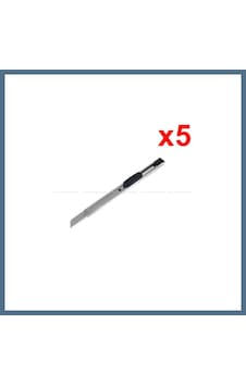 Buradabulabilirsin Metal Dar Maket Bıçağı İnce Falçata 9mm 5 Adet Bbz Buradabulabilirsin Metal Dar Maket Bıçağı İnce Falçata 9mm 5 Adet Bbz