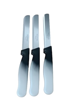 Solingen Sebze Bıçağı Lazerli Siyah Beyaz Renkli Kulp 3 Lü Set 22 Cm Solingen Sebze Bıçağı Lazerli Siyah Beyaz Renkli Kulp 3 Lü Set 22 Cm