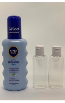 Nivea Sun After Sun Güneş Sonrası Aloe Veralı Sprey 200 ML + Seyahat Boy Boş Şişeler