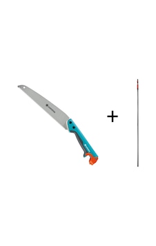 Gardena 8737 Bahçıvan Testeresi + 3721 Combisystem 210-390cm Teleskopik Sap Gardena 8737 Bahçıvan Testeresi + 3721 Combisystem 210-390cm Teleskopik Sap