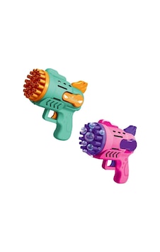 33 Kanal Işıklı Pilli Baloncuk Makinesi Köpük Tabancası Bubble Gun