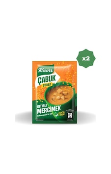 Knorr Çabuk Çorba Mercimek - 2 Adet Knorr Çabuk Çorba Mercimek - 2 Adet