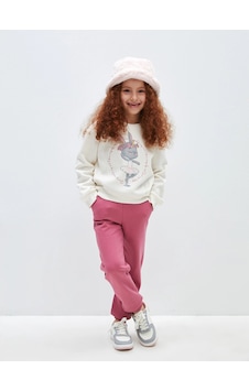 LC Waikiki Lcw Kids Beli Lastikli Basic Kız Çocuk Jogger Eşofman Altı Gülkurusu LC Waikiki Lcw Kids Beli Lastikli Basic Kız Çocuk Jogger Eşofman Altı Gülkurusu