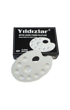 Yıldızlar Büyük Godeli Oval Resim Paleti Yıldızlar Büyük Godeli Oval Resim Paleti
