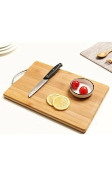 Bambu Metal Saplı Ekmek Kesme Tahtası 30x20x1,8 Cm Royaleks-67459 Çok Renkli Bambu Metal Saplı Ekmek Kesme Tahtası 30x20x1,8 Cm Royaleks-67459 Çok Renkli