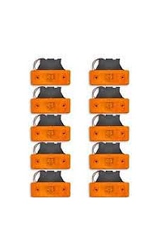 12 Volt Sarı Ledli Sıde Marker Yan Sallama Lamba - 10 Adet 12 Volt Sarı Ledli Sıde Marker Yan Sallama Lamba - 10 Adet