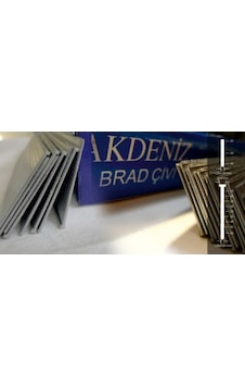 Akdeniz 18-15 Brad 1.5 CM Çivi Parke Çakma Tabanca Çivisi 15 MM