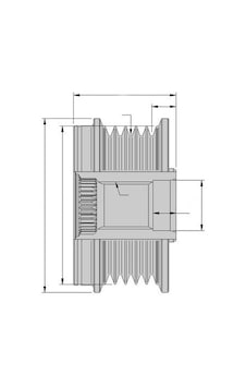 HELLA 9XU358039-111 ALTERNATÖR KASNAĞI GM GM 1204643-55565443-555 HELLA 9XU358039-111 ALTERNATÖR KASNAĞI GM GM 1204643-55565443-555