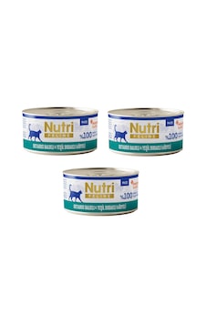 Nutri Feline Okyanus Balıklı Ve Midyeli Pate Tahılsız Yetişkin Kedi Konservesi 70 G X 3 Adet Nutri Feline Okyanus Balıklı Ve Midyeli Pate Tahılsız Yetişkin Kedi Konservesi 70 G X 3 Adet