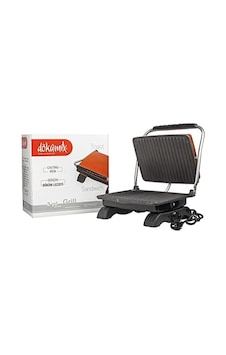 Dt 30 Siyah 1800 W Organik Döküm Tost Makinesi Dt 30 Siyah 1800 W Organik Döküm Tost Makinesi