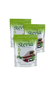 Fibrelle Stevia Tatlandırıcı Toz Şeker 3 x 400 G Fibrelle Stevia Tatlandırıcı Toz Şeker 3 x 400 G