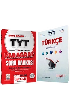 Limit Tyt Türkçe Ve Yediiklim Savaş Doğan Serisi Paragraf Soru Bankası Seti 2 Kitap Limit Tyt Türkçe Ve Yediiklim Savaş Doğan Serisi Paragraf Soru Bankası Seti 2 Kitap