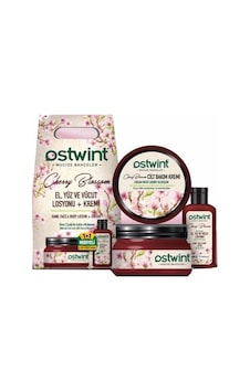 Ostwint Kiraz Çiçeği El Yüz ve Vücut Losyonu 100 ML + Kiraz Çiçeği Cilt Bakım Kremi 300 ML Ostwint Kiraz Çiçeği El Yüz ve Vücut Losyonu 100 ML + Kiraz Çiçeği Cilt Bakım Kremi 300 ML