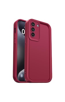 Fibaks Galaxy S22 Uyumlu Kılıf Kamera Korumalı Yumuşak Dokulu Darbe Emici Bordo Silikon Kapak Fibaks Galaxy S22 Uyumlu Kılıf Kamera Korumalı Yumuşak Dokulu Darbe Emici Bordo Silikon Kapak