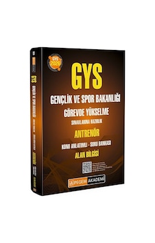 Pegem 2026 Gys Gençlik Ve Spor Bakanlığı Antrenör Konu Anlatımlı Soru Bankası Çözümlü Görevde Yükselme Pegem Akademi Yayınları Pegem 2026 Gys Gençlik Ve Spor Bakanlığı Antrenör Konu Anlatımlı Soru Bankası Çözümlü Görevde Yükselme Pegem Akademi Yayınları