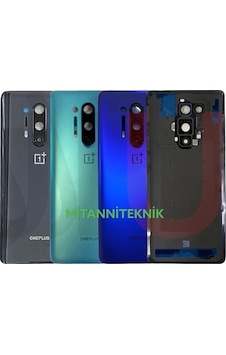OnePlus Uyumlu 8 Pro Arka Kapak Pil Batarya Kapak Kamera Camlı OnePlus Uyumlu 8 Pro Arka Kapak Pil Batarya Kapak Kamera Camlı