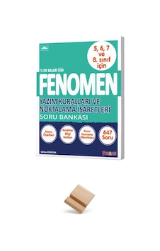 Fenomen Lgs 8. Sınıf 2027 Yazım Kuralları Ve Noktalama İşareti + Telefon Standı Fenomen Lgs 8. Sınıf 2027 Yazım Kuralları Ve Noktalama İşareti + Telefon Standı