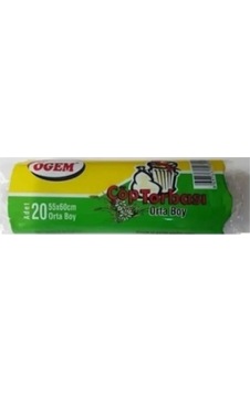 Ögem Orta Boy Çöp Torbası Poşeti 55 x 60 CM 100 Adet Ögem Orta Boy Çöp Torbası Poşeti 55 x 60 CM 100 Adet