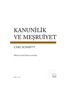 Kanunilik ve Meşruiyet- İthaki Yayınları Kanunilik ve Meşruiyet- İthaki Yayınları