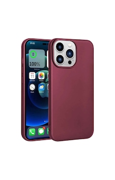 Apple iPhone Uyumlu 14 Pro Max Kılıf Zore Premier Silikon Kapak Mürdüm Apple iPhone Uyumlu 14 Pro Max Kılıf Zore Premier Silikon Kapak Mürdüm