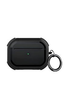 Airpods Pro 3 İle Uyumlu Armor Serisi Darbelere Karşı Ultra Güçlü Koruma Fiber Karbon Arka Tasarım Kılıf Siyah, Airpods Pro 3 2025
