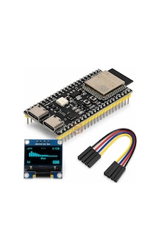 Paket Esp32-s3-devkitc-1 N16r8 + Oled Lcd 128x64 0.96 İnch Mavi Ekran + 4 Kanal Jumper Kablo Taris Paket Esp32-s3-devkitc-1 N16r8 + Oled Lcd 128x64 0.96 İnch Mavi Ekran + 4 Kanal Jumper Kablo Taris