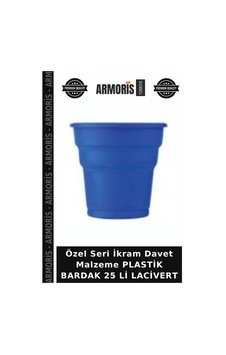 Özel Seri İkram Davet Malzeme Plastik Bardak 25 Li Lacivert Özel Seri İkram Davet Malzeme Plastik Bardak 25 Li Lacivert