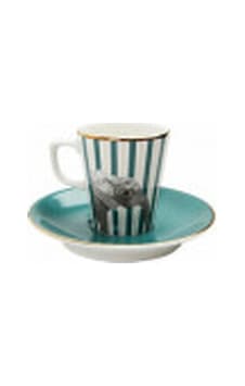 Porland Wild Life Elephant Tabaklı Kahve Fincanı 75Cc 04Alm005282 Porland Wild Life Elephant Tabaklı Kahve Fincanı 75Cc 04Alm005282