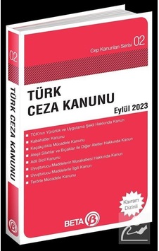 Türk Ceza Kanunu Eylül 2023 / Av. Celal Ülgen Türk Ceza Kanunu Eylül 2023 / Av. Celal Ülgen