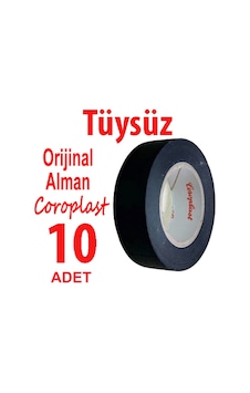 Bez Bant Coroplast 10 Adet Tüysüz Yanmaz Kumaş Kablo Sarma Bantı Bez Bant Coroplast 10 Adet Tüysüz Yanmaz Kumaş Kablo Sarma Bantı