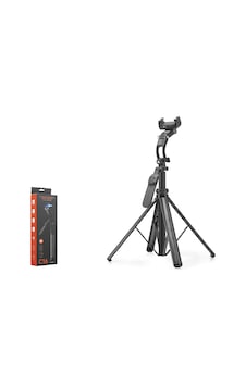 Tokqı C16 Tek Eksenli Gimbal Selfie Çubuğu Aı Takipli Bluetooth Kumandalı Tripod 183 Cm Siyah Tokqı C16 Tek Eksenli Gimbal Selfie Çubuğu Aı Takipli Bluetooth Kumandalı Tripod 183 Cm Siyah