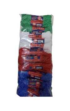 Kale Plastik Çamaşır İpi 20 Metre 24 Adet 5047 Gümüş Kale Plastik Çamaşır İpi 20 Metre 24 Adet 5047 Gümüş