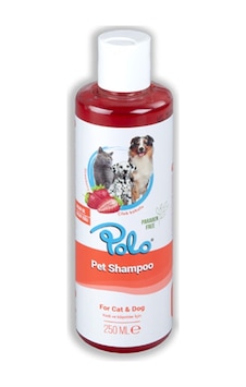 Polo Çilek Kokulu Kedi İçin Şampuan 250 ML Polo Çilek Kokulu Kedi İçin Şampuan 250 ML
