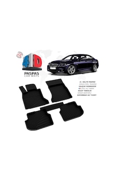 Bmw 5 Serisi F10 4d Araca Özel Havuzlu Kauçuk Paspas 2010-2013