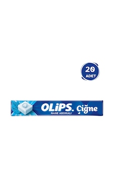 Olips Çiğne Nane Aromalı Ferahlatıcı Çiğnenebilir Şeker 20 x 47 G Olips Çiğne Nane Aromalı Ferahlatıcı Çiğnenebilir Şeker 20 x 47 G