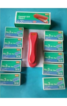 Zımba Makinası 24 x 6 Telbasma +10 Kutu Zımba Teli Marka Max Zımba Makinası 24 x 6 Telbasma +10 Kutu Zımba Teli Marka Max