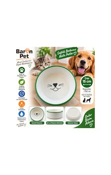 Pet Kedi Köpek Seramik Mama Ve Su Kabı 15 Cm 700 Ml Kaymaz Tabanlı Sevimli Desenli - Yeşil Pet Kedi Köpek Seramik Mama Ve Su Kabı 15 Cm 700 Ml Kaymaz Tabanlı Sevimli Desenli - Yeşil