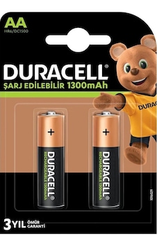 Duracell 1.2v 1300mah Aa Şarj Edilebilir Kalem Pil 2'li Paket Duracell 1.2v 1300mah Aa Şarj Edilebilir Kalem Pil 2'li Paket