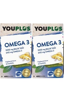Omega 3 1000 Mg 30 Kapsül 2 Adet