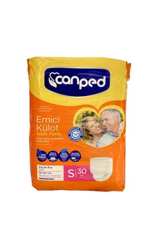 Canped Emici Külot Hasta Bezi Küçük Boy S 30'lu Canped Emici Külot Hasta Bezi Küçük Boy S 30'lu