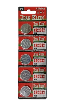 Jean Klein CR2032 3 V Lityum Kartela Düğme Pil 5'li Jean Klein CR2032 3 V Lityum Kartela Düğme Pil 5'li