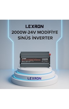Lexron 2000w 24v 2000 Watt Modifiye Sinüs İnverter Lexron 2000w 24v 2000 Watt Modifiye Sinüs İnverter