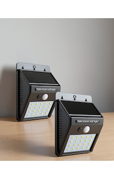 Güneş Enerjili Sensörlü Duvar Lambası, 20 Led'li, Enerji Tasarruflu Güneş Enerjili Sensörlü Duvar Lambası, 20 Led'li, Enerji Tasarruflu
