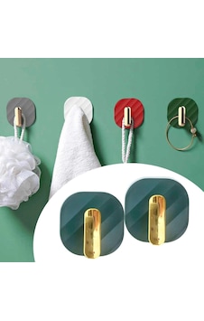 2li Yapışkanlı Retro Askılık Dolap Kapak Kulpu Yeşil Bx40 Açık Altın 2li Yapışkanlı Retro Askılık Dolap Kapak Kulpu Yeşil Bx40 Açık Altın
