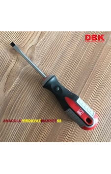 Dbk Crv Çelik Düz Tornavida 5x75 Düz Uçlu Tornavida Mıknatıslı N115095