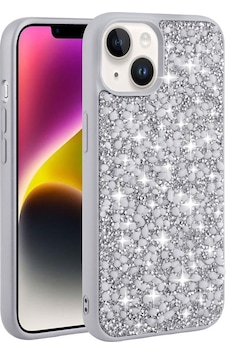 Apple Uyumlu iPhone 14 Plus Kılıf Parlak Taşlı Tasarım Stone Linea Kapak Apple Uyumlu iPhone 14 Plus Kılıf Parlak Taşlı Tasarım Stone Linea Kapak