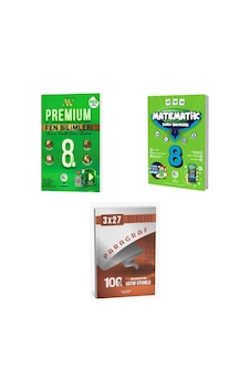 2027 Av 8. Sınıf Fen Bilimleri Premium Beceri Temelli + Matematik Soru + Anla Kazan Paragraf Deneme 3'lü Set 2027 Av 8. Sınıf Fen Bilimleri Premium Beceri Temelli + Matematik Soru + Anla Kazan Paragraf Deneme 3'lü Set