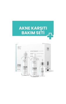 Zalix Akne Karşıtı Serum 30 ML + Akne Karşıtı Tonik 200 ML + Akne Karşıtı Temizleme Jeli 200 ML