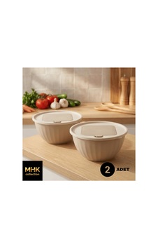 2'li Set Bej Hazneli Kapaklı Rende 2.5 Lt Diğer 2'li Set Bej Hazneli Kapaklı Rende 2.5 Lt Diğer